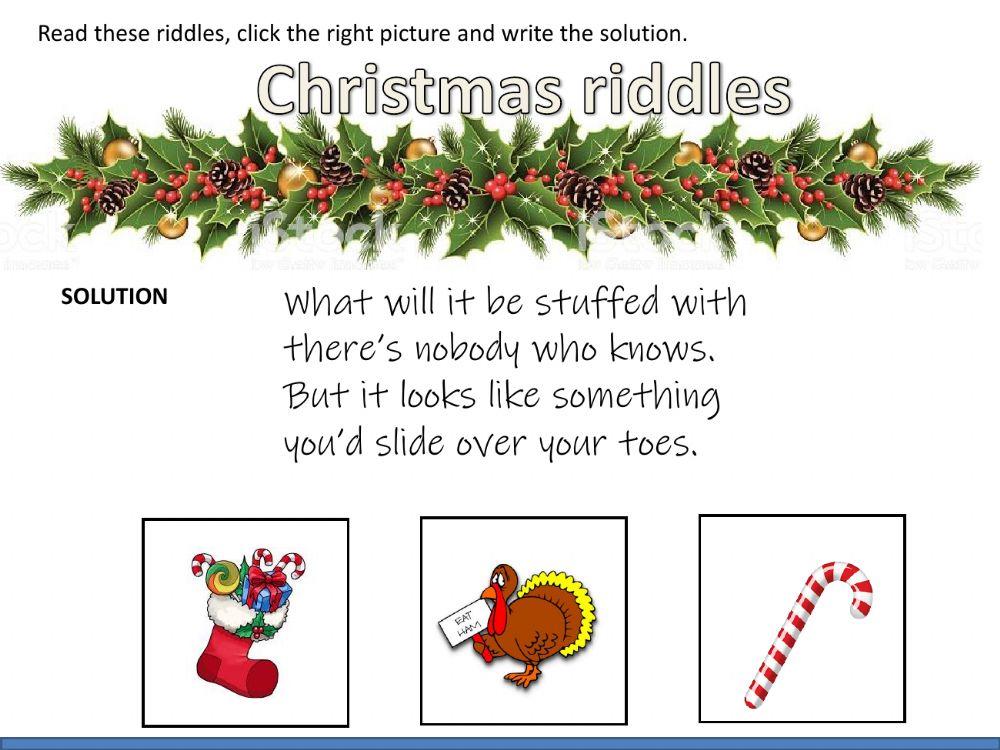 Christmas riddles