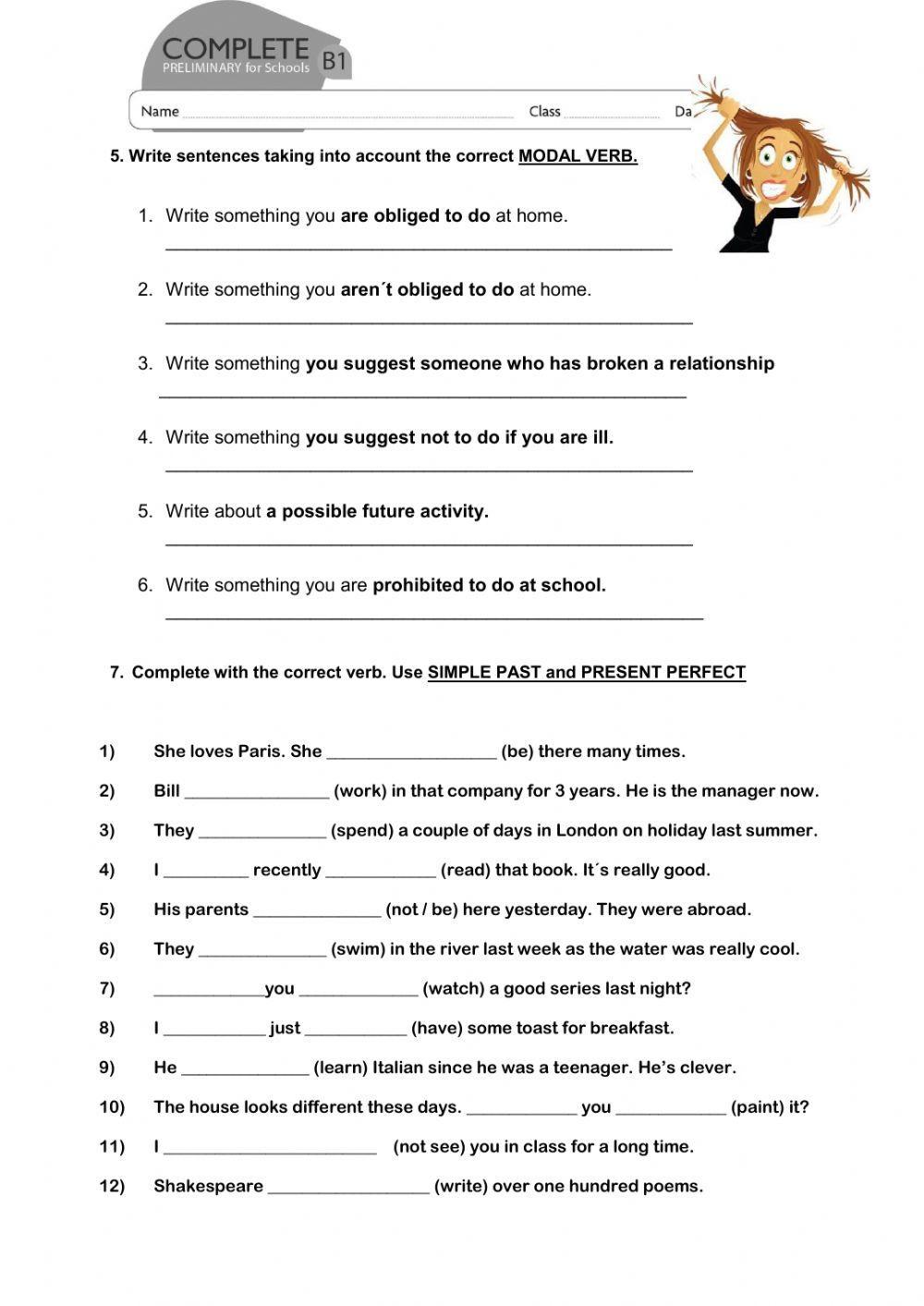 PRE PET - END of TERM EXAMS