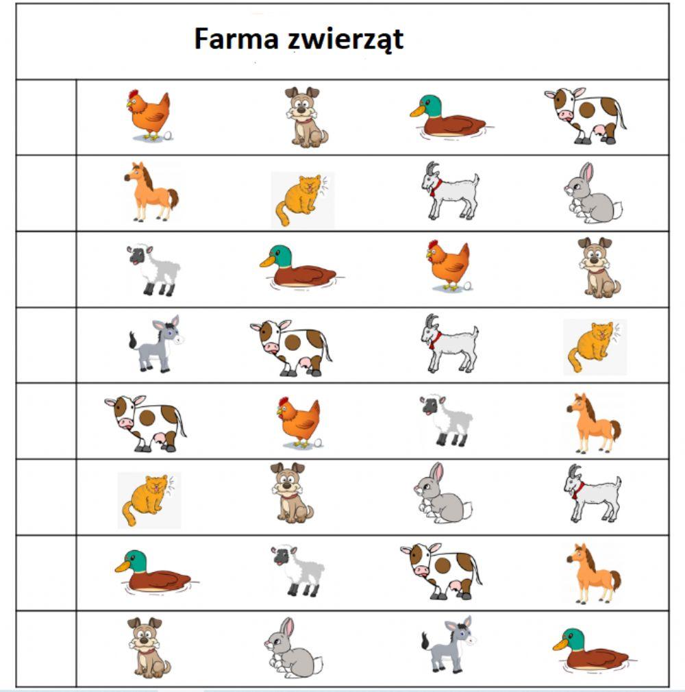 Farma zwierząt - odgłosy