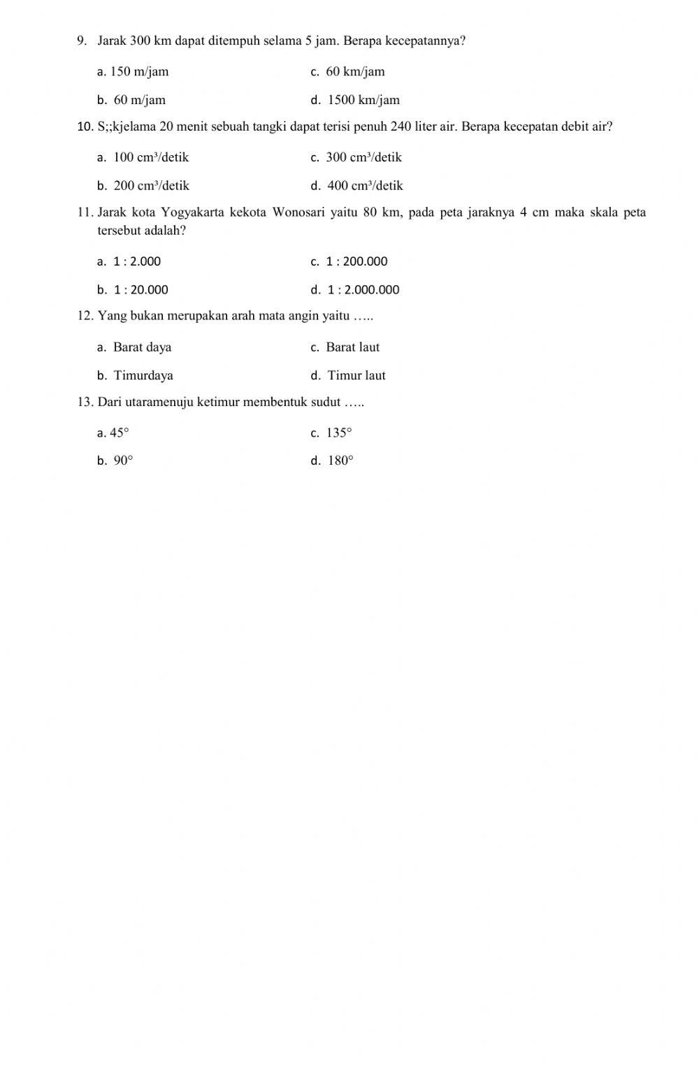 PAS Matematika Semester 1
