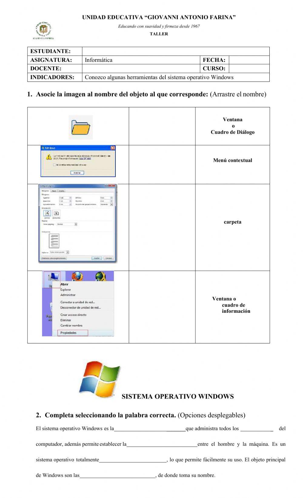 Partes  del sistema  operativo
