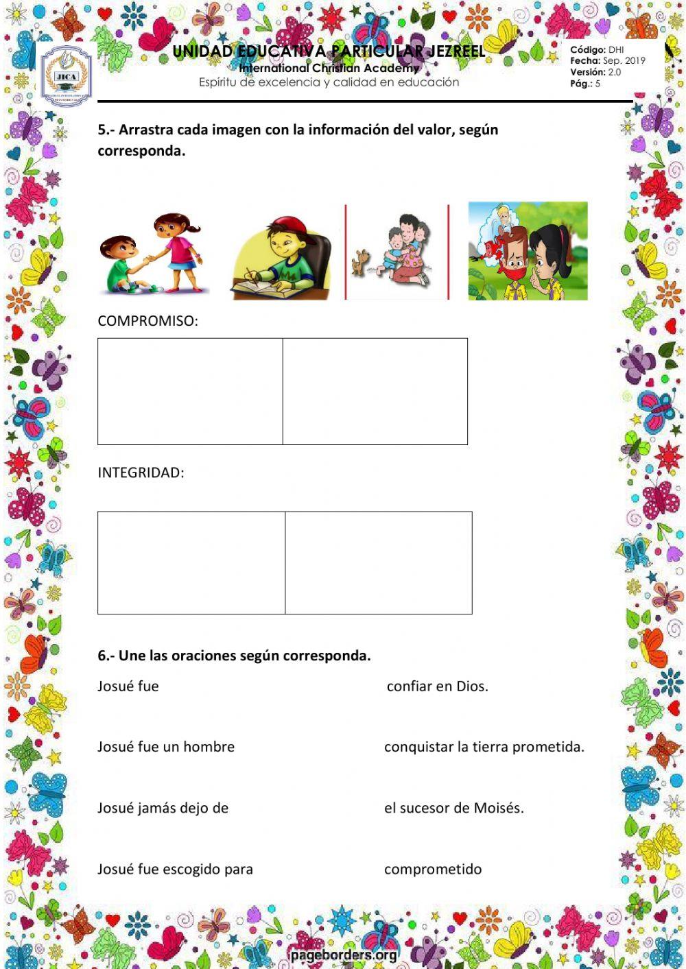 DHI - Evaluación II parcial I Quimestre