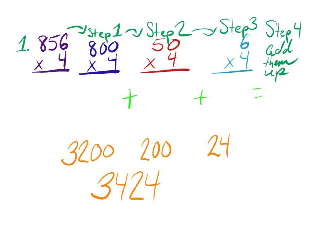Math-Multiplication page 1