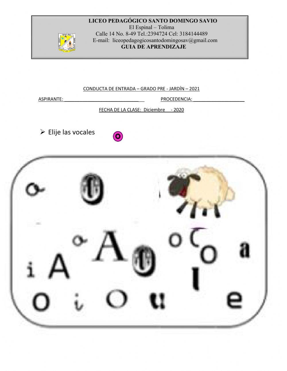 Conducta de entarada prejardin