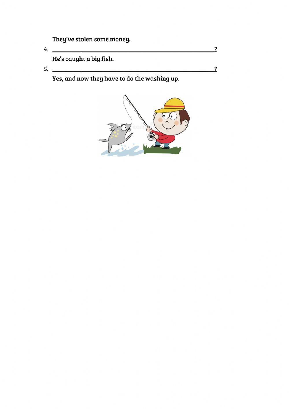 Present perfect -Just-