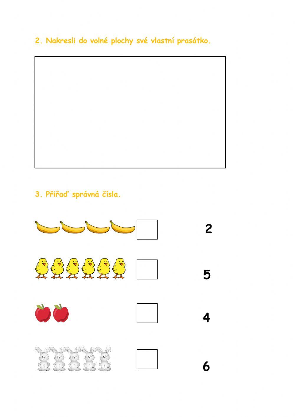 Pracovní list pro děti s lehkou mentální retardací