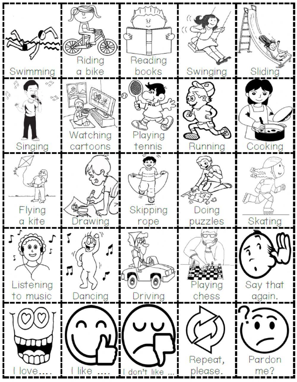 4.4. Free Time - Action Verbs