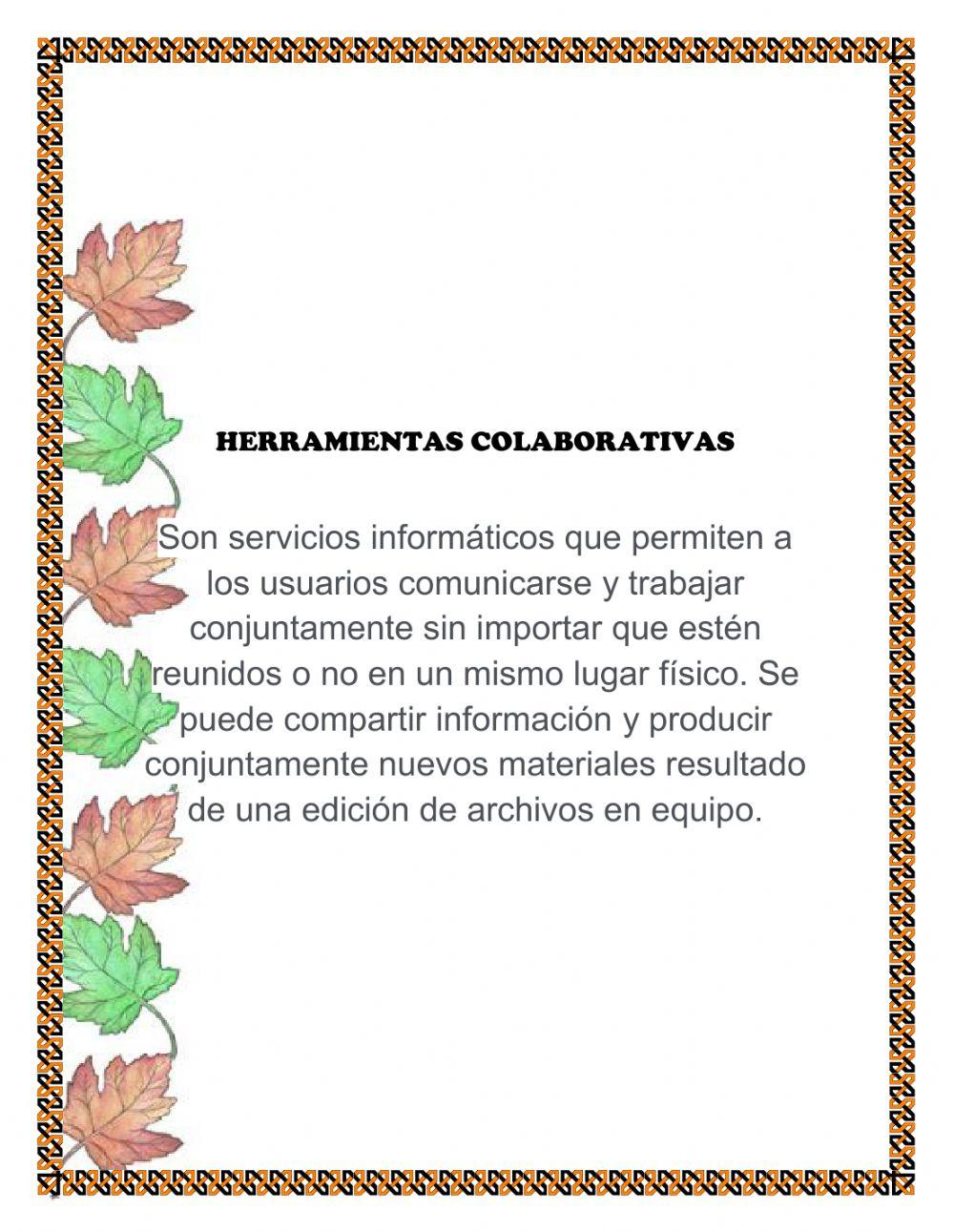 Herramientas colaborativas