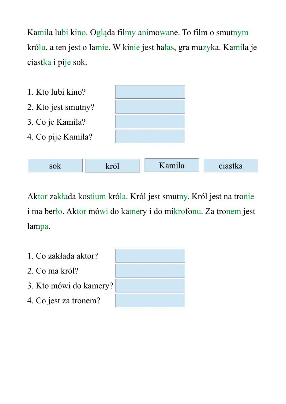 Czytanie ze zrozumieniem - film