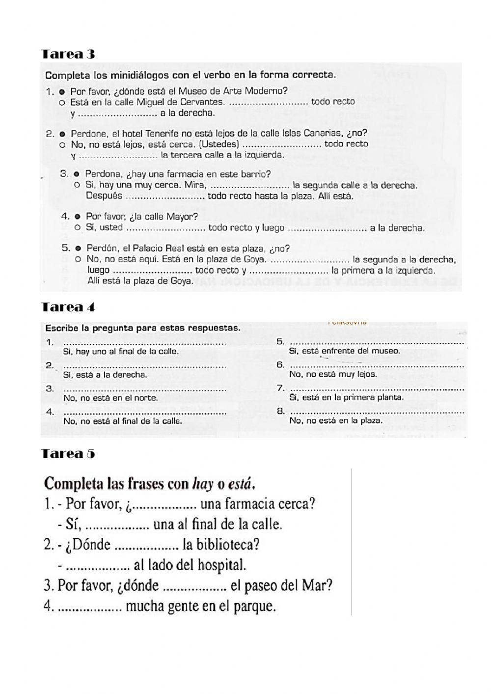 Trabajo de casa para la clase 4 53