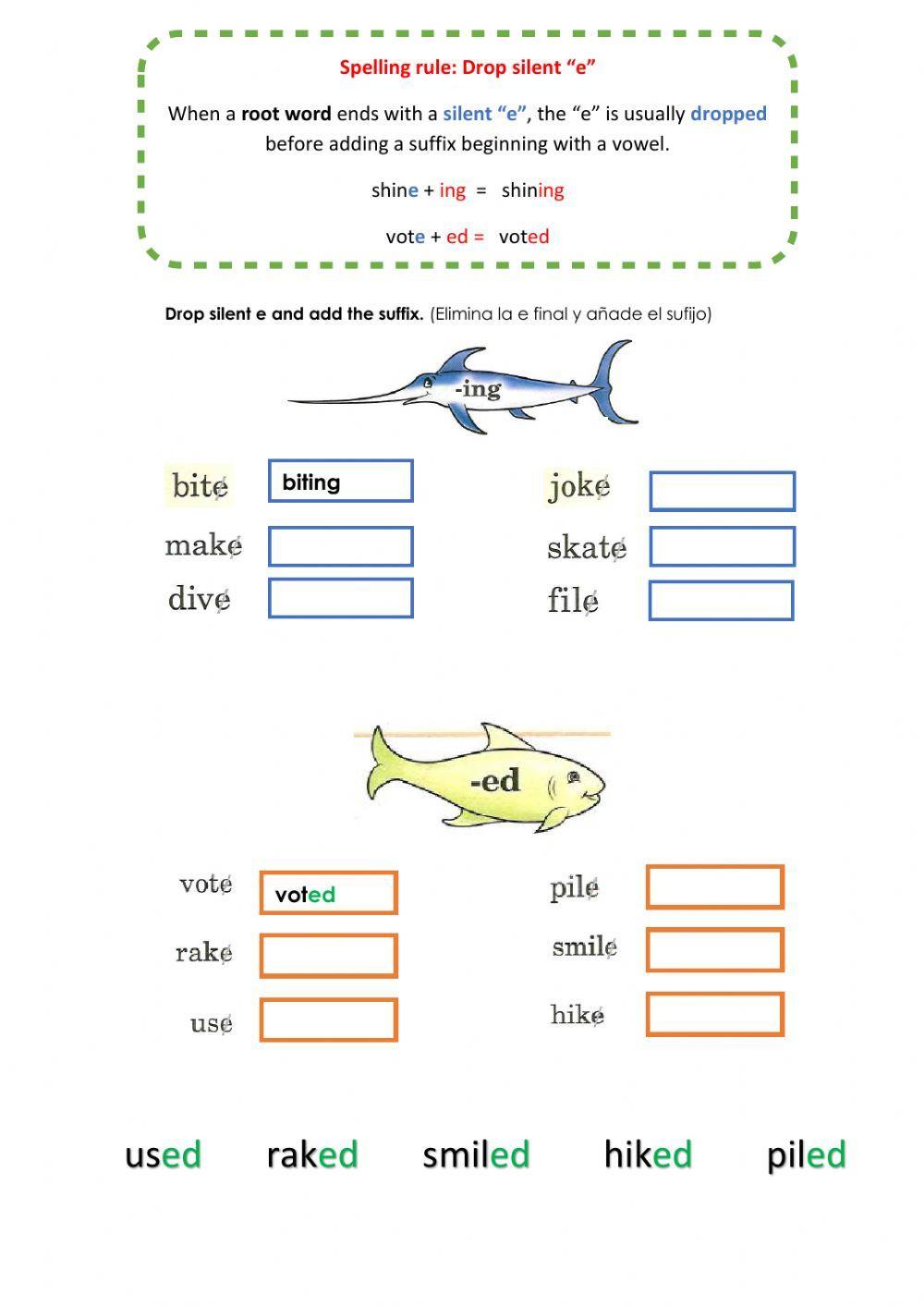 Spelling Rules Free Interactive Worksheets 560054 spelling-rules-free-interactive-worksheets-560054