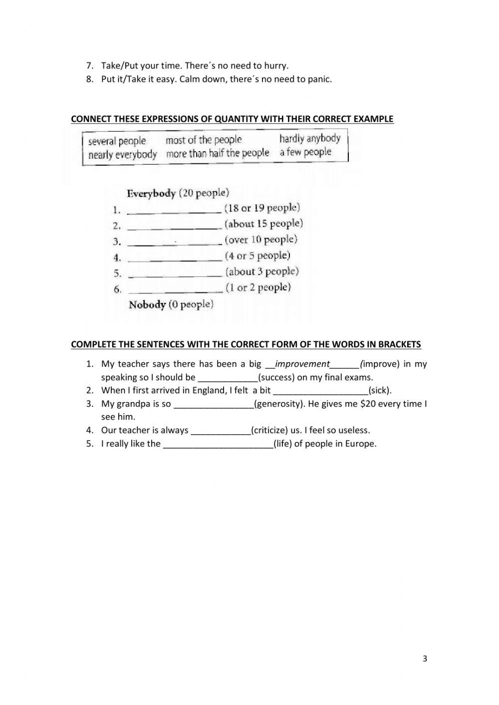 American headway 4a- final exam redesigned