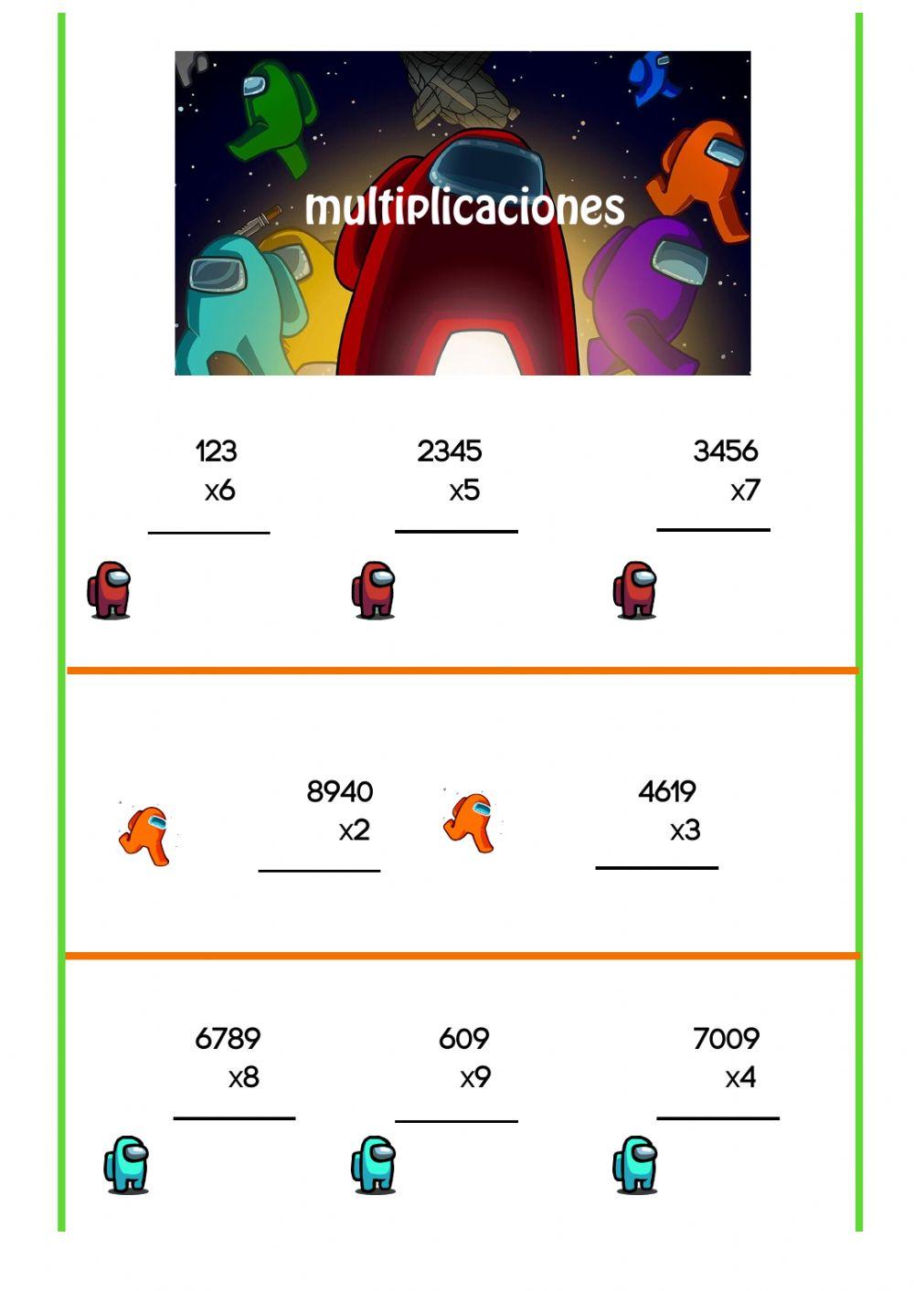 Multiplicaciones