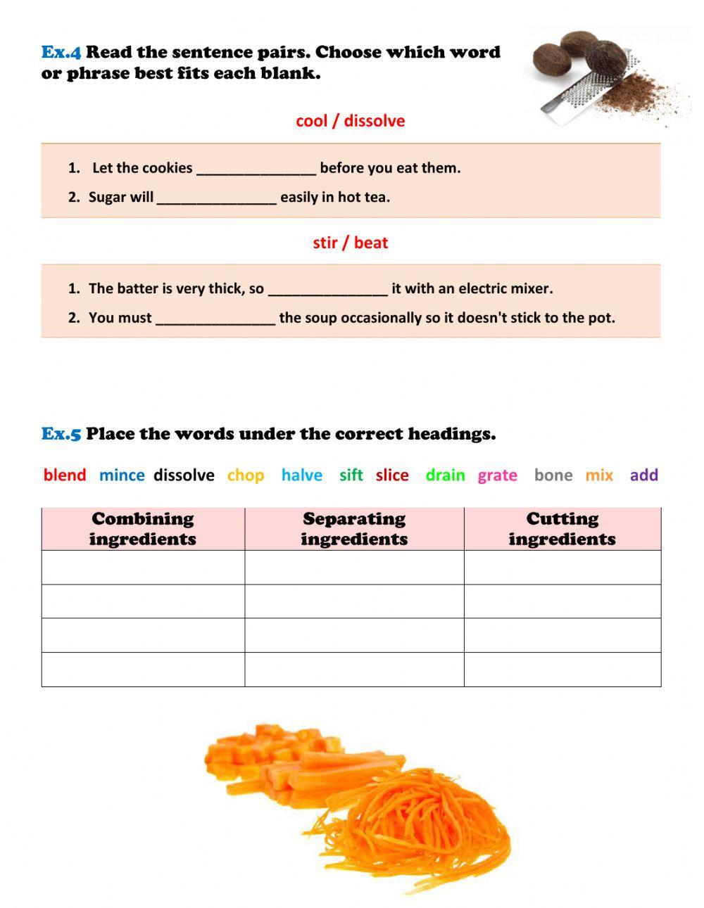 English for cooks. Unit 7