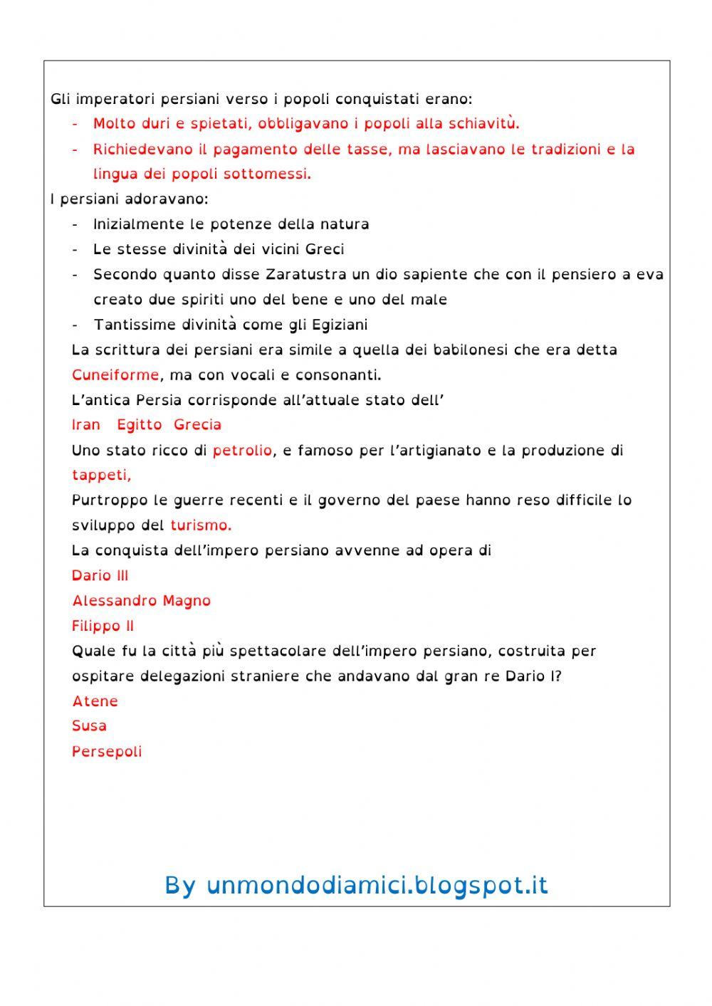 Verifica persiani - -discipline.it p. 35 -40