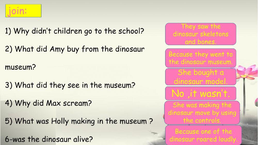 The dinosaur museum