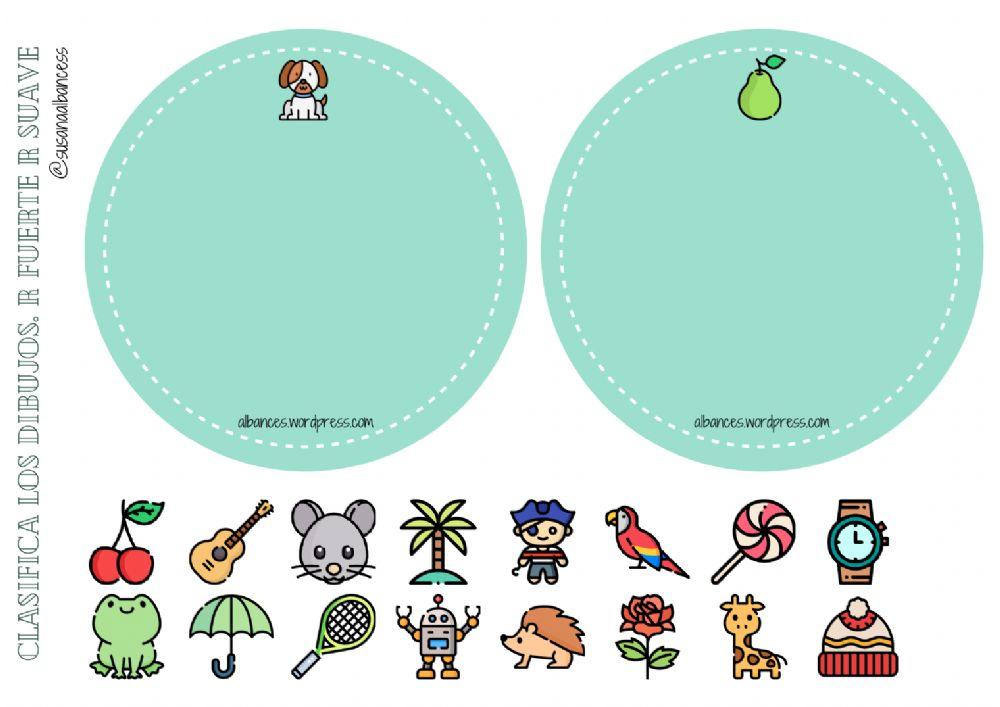 Clasifica palabras rrr