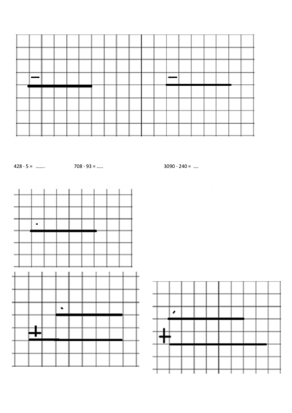 Sprawdzian - działania pisemne