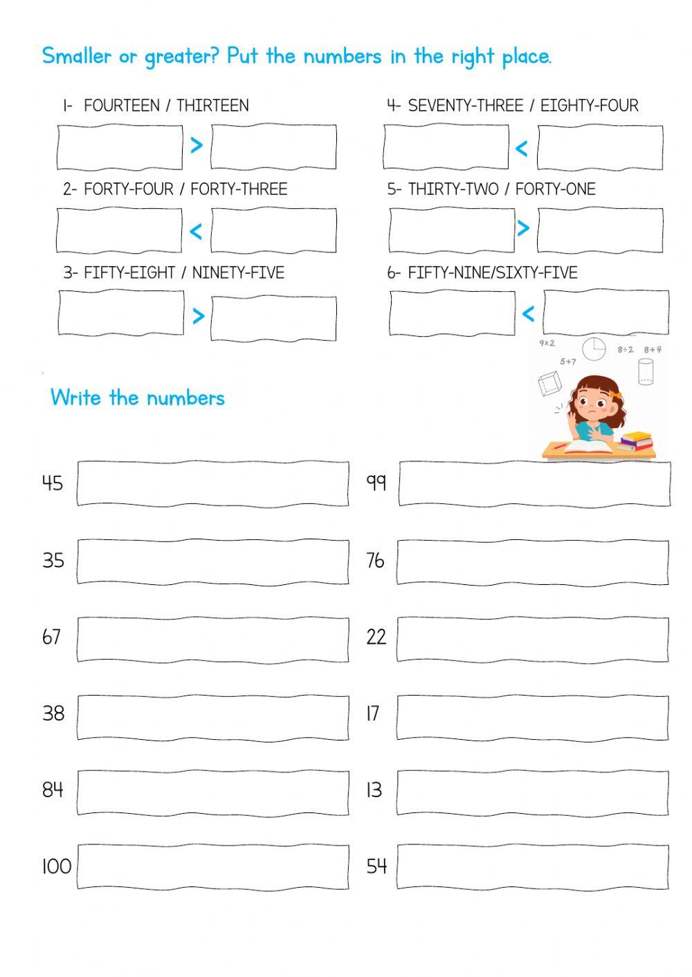 Numbers 1-100 Numbers 1-100