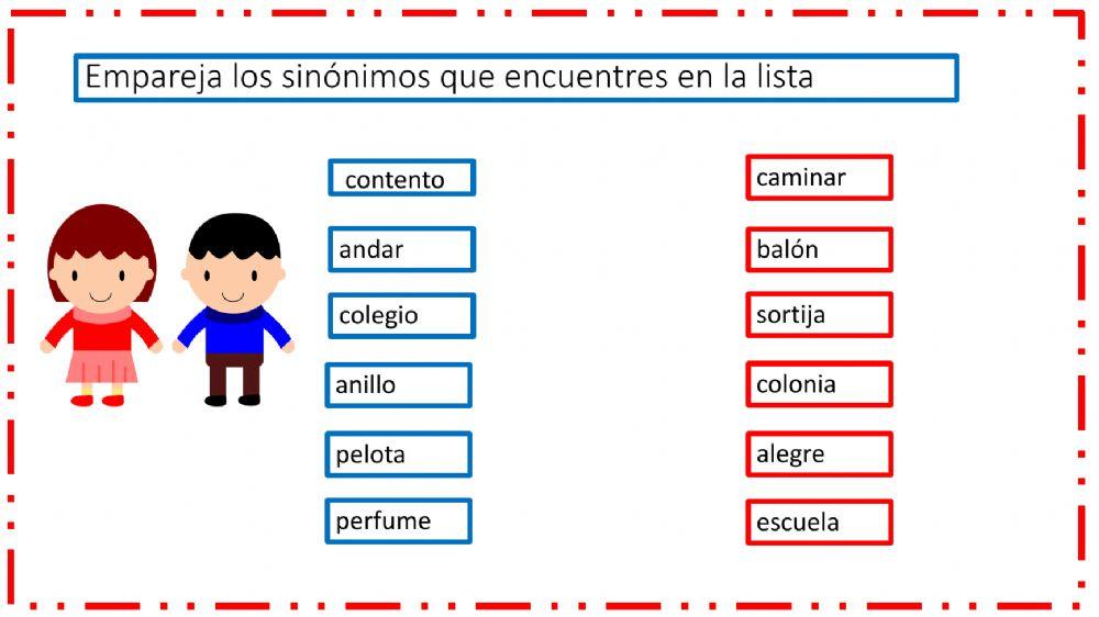Orden alfabético- Sinónimos