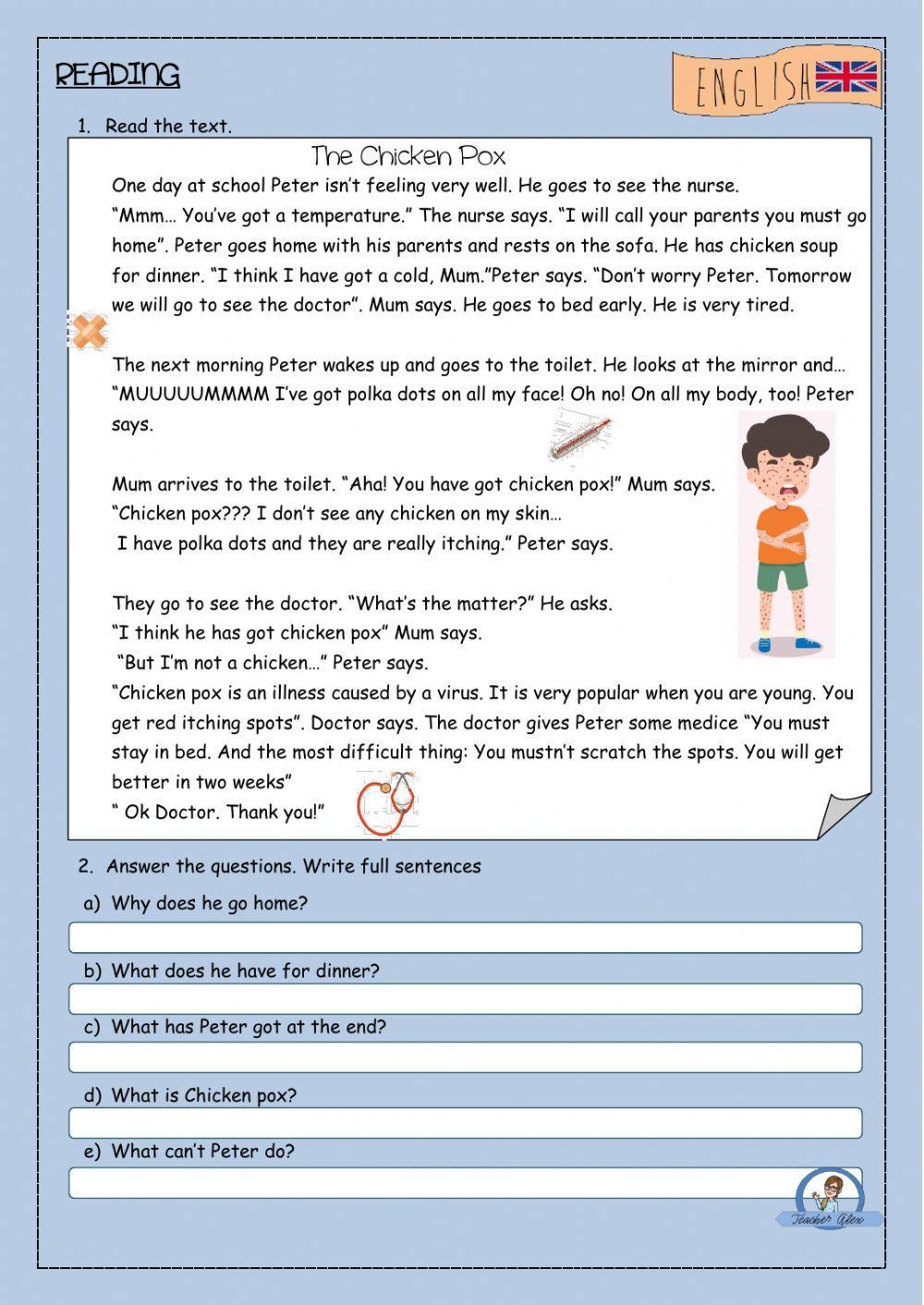 568078 Chicken Pox Reading LaTeacherAlex