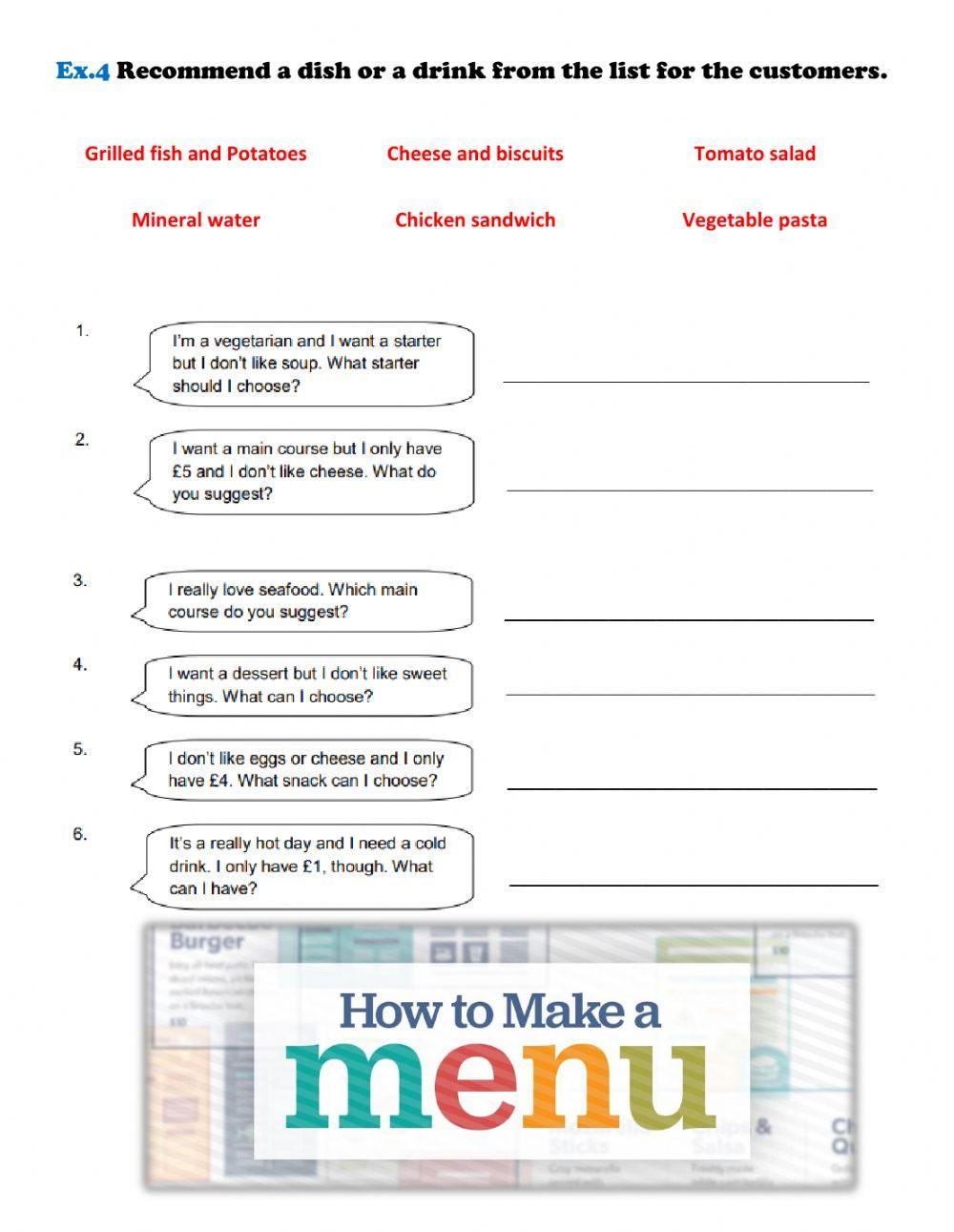 English for cooks. Unit 8