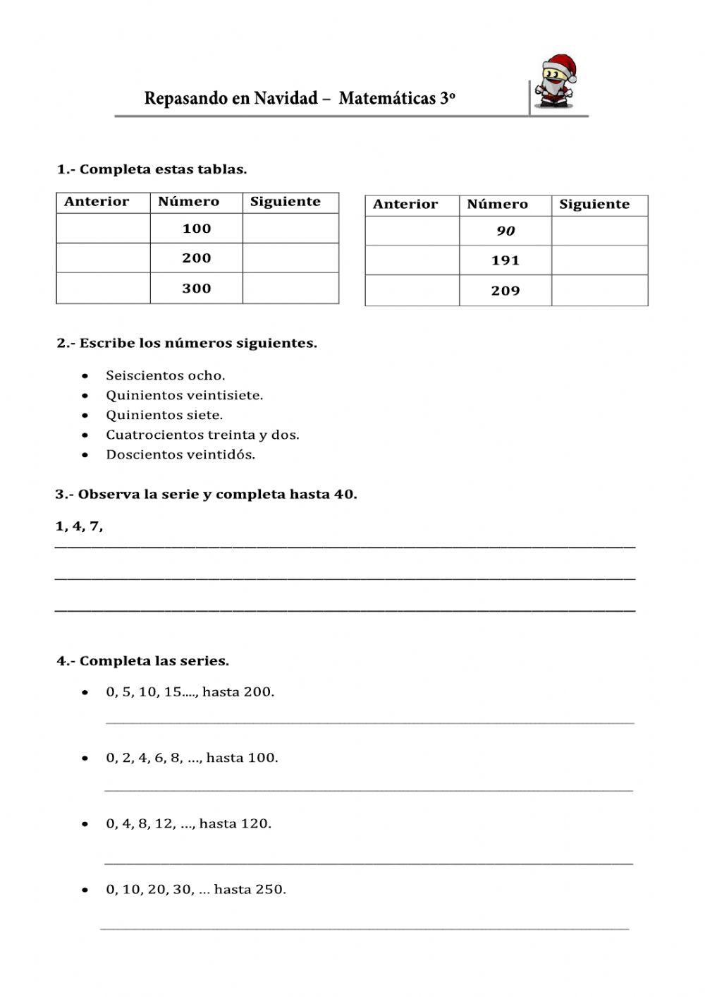 Repasando en Navidad