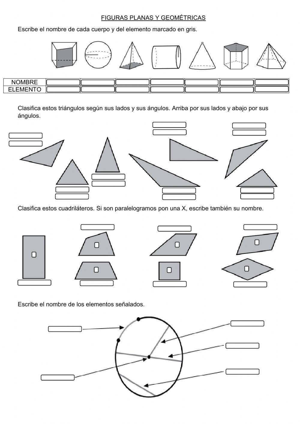 Figuras planas y geométricas