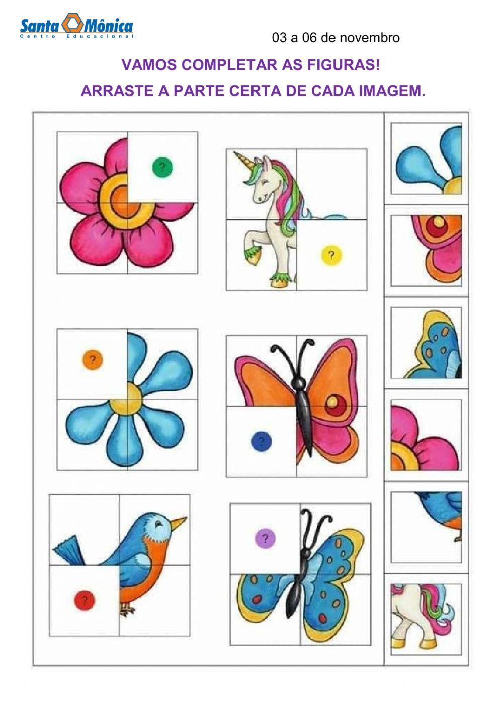 Letra M e Numeral até 10