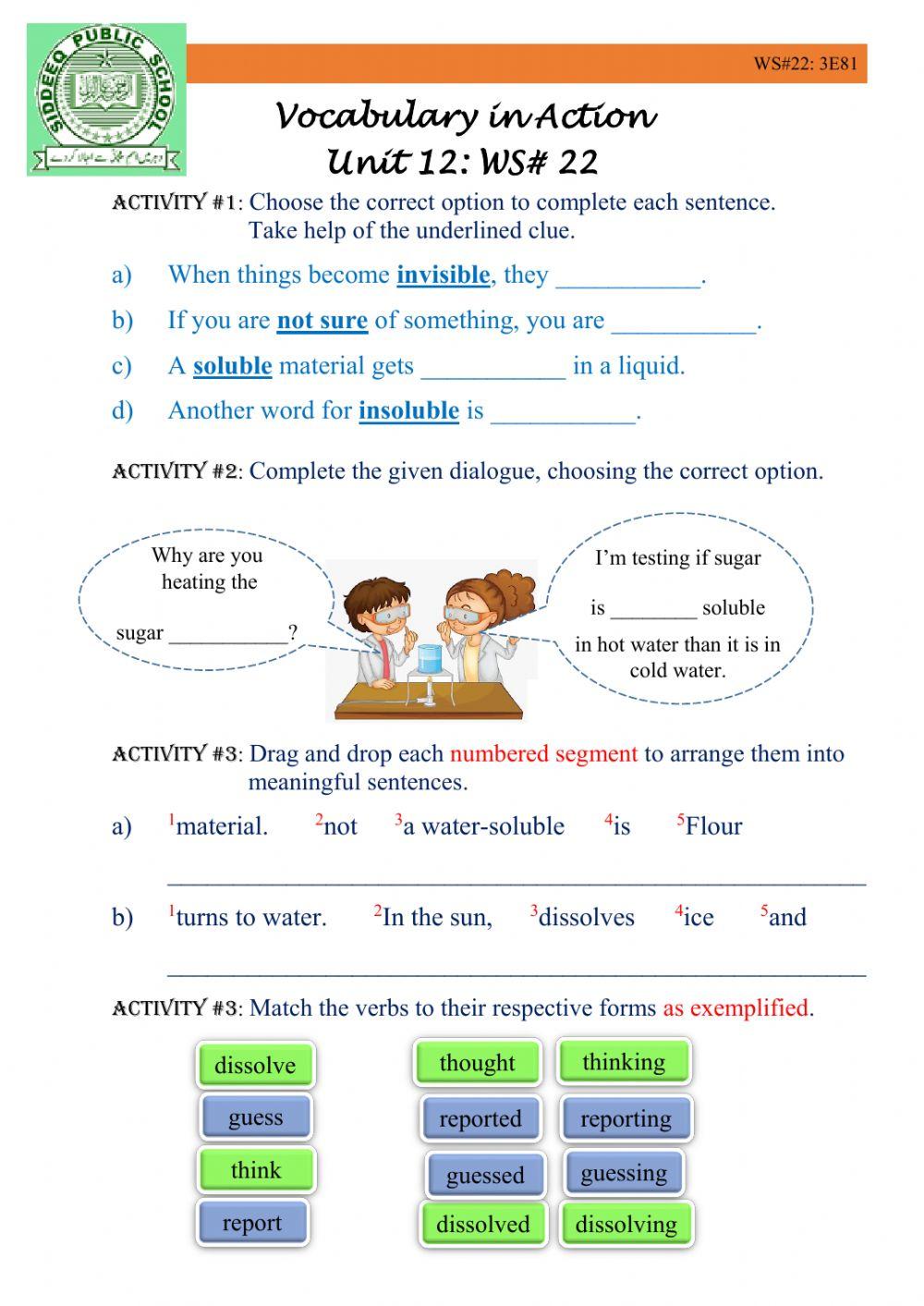 Vocabulary in Action