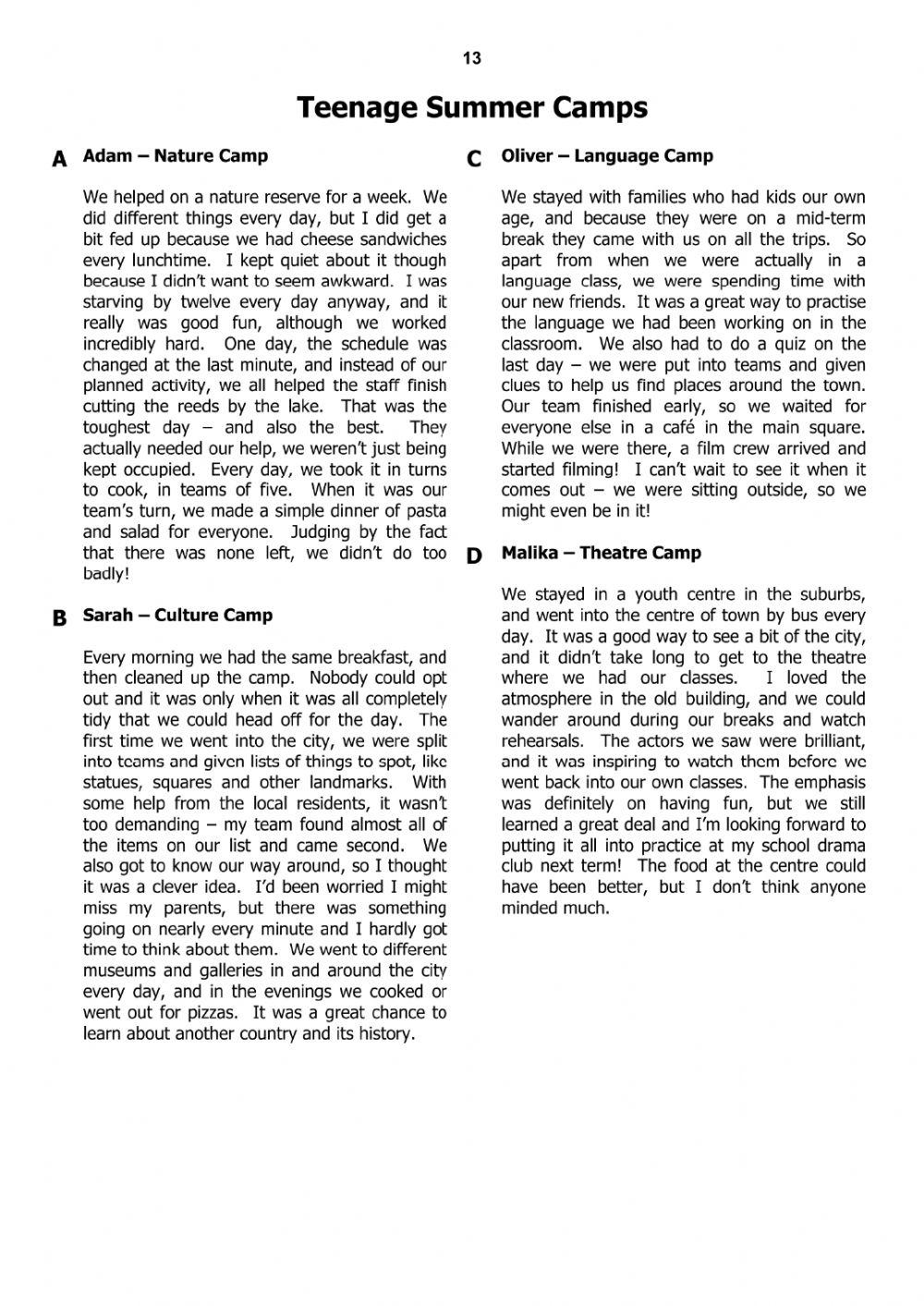 GW B2 (part2) reading