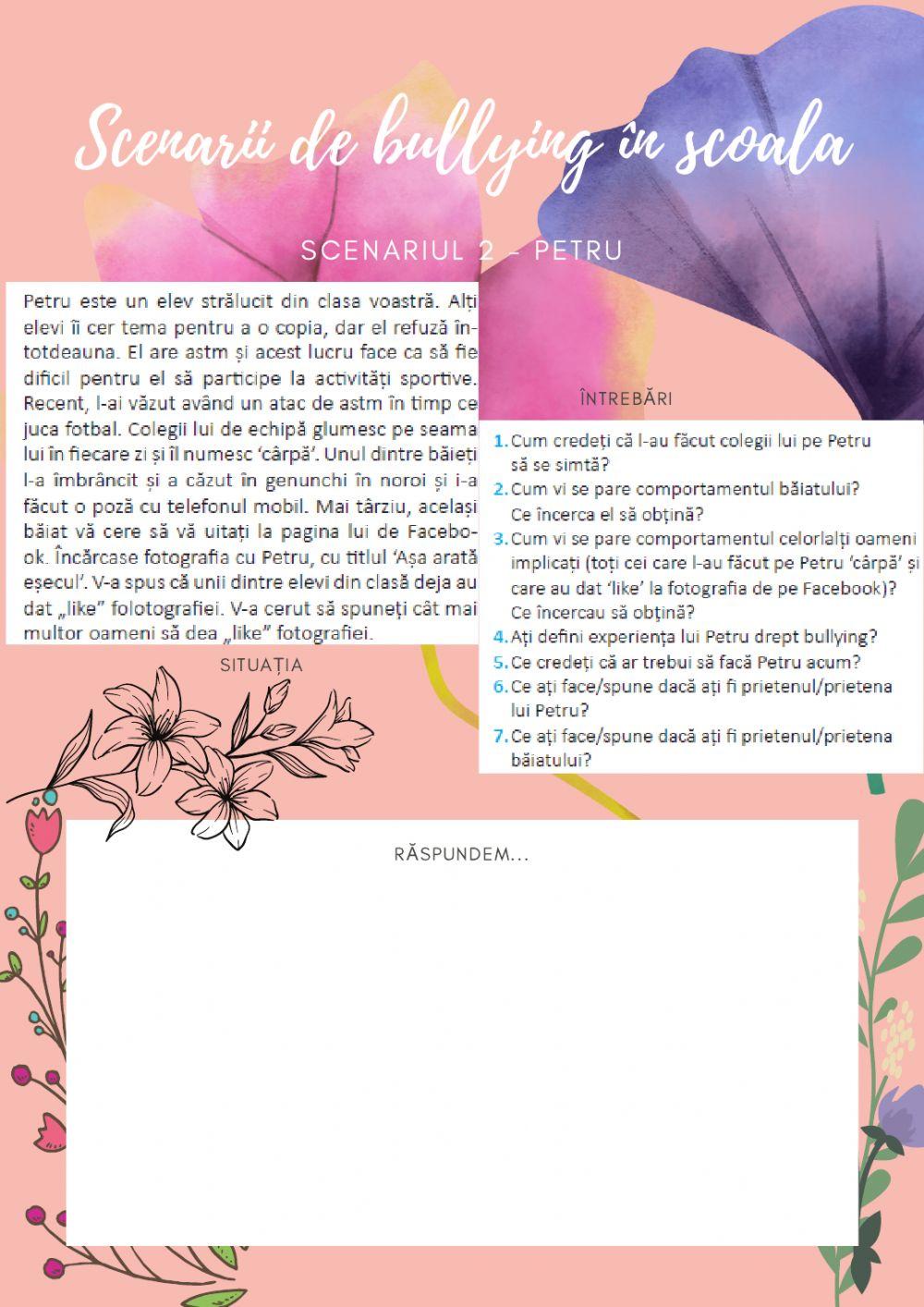 Bullying - situatii