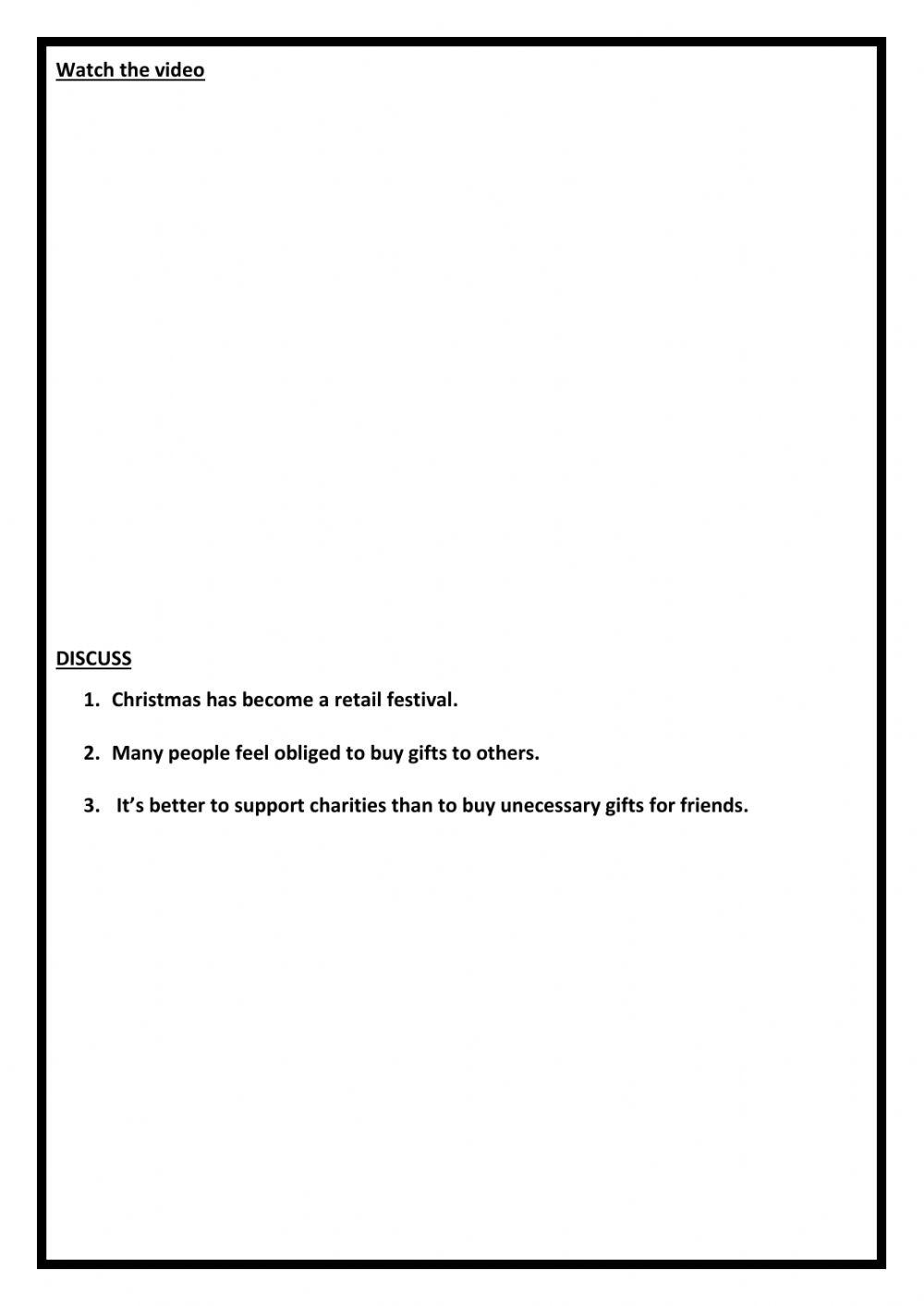 Unnecessary Christmas presents