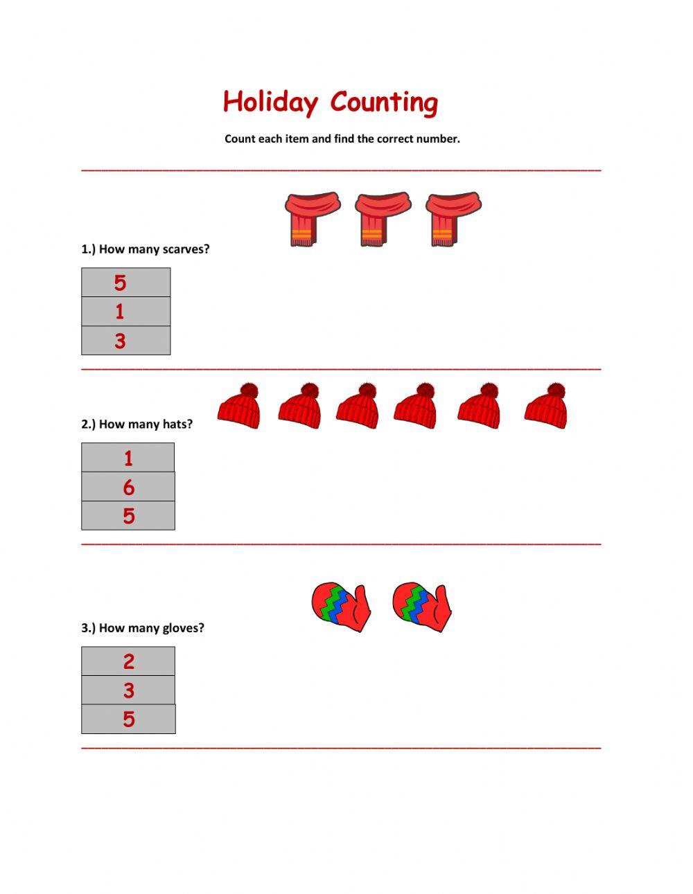 Holiday Counting-2