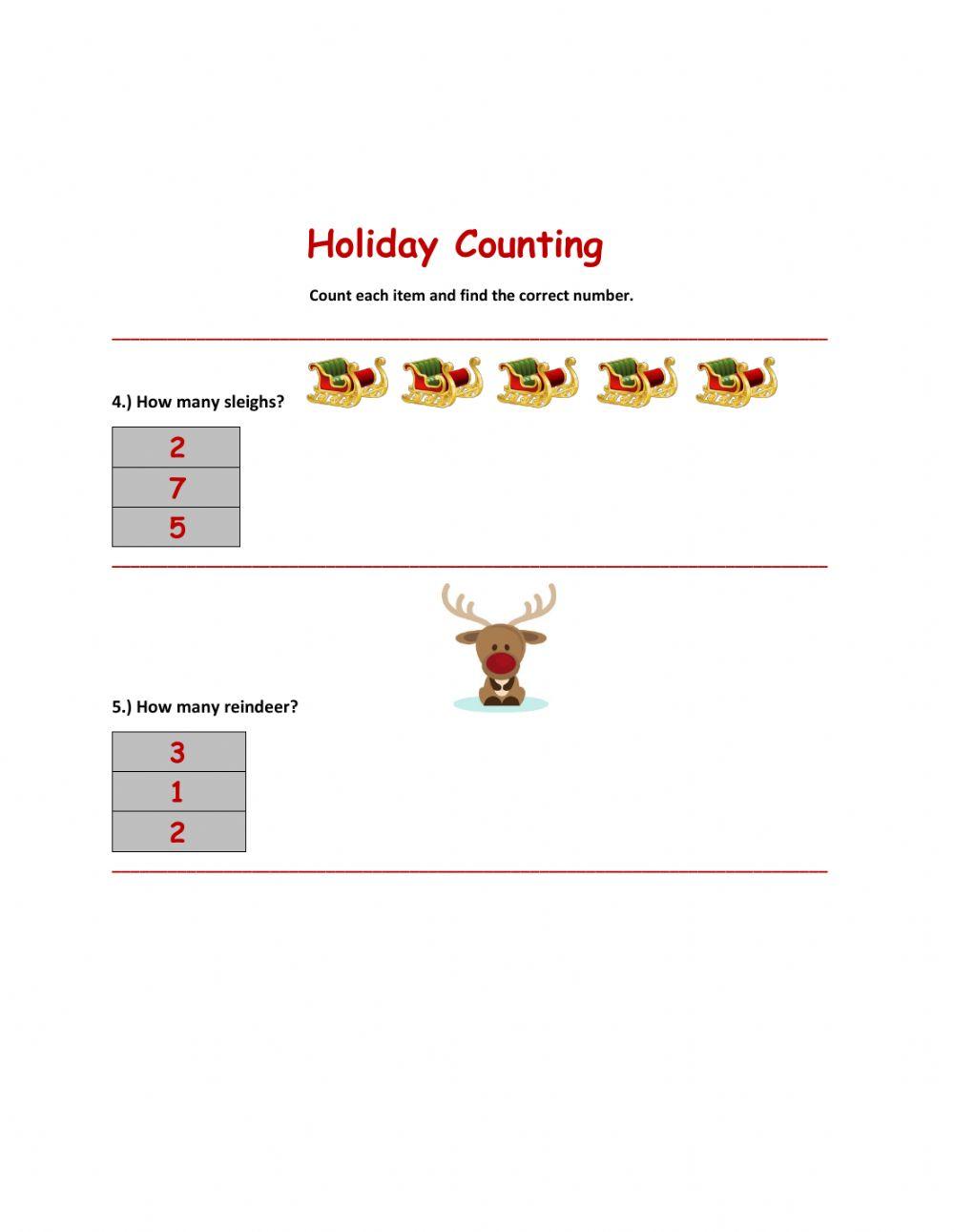 Holiday Counting-2