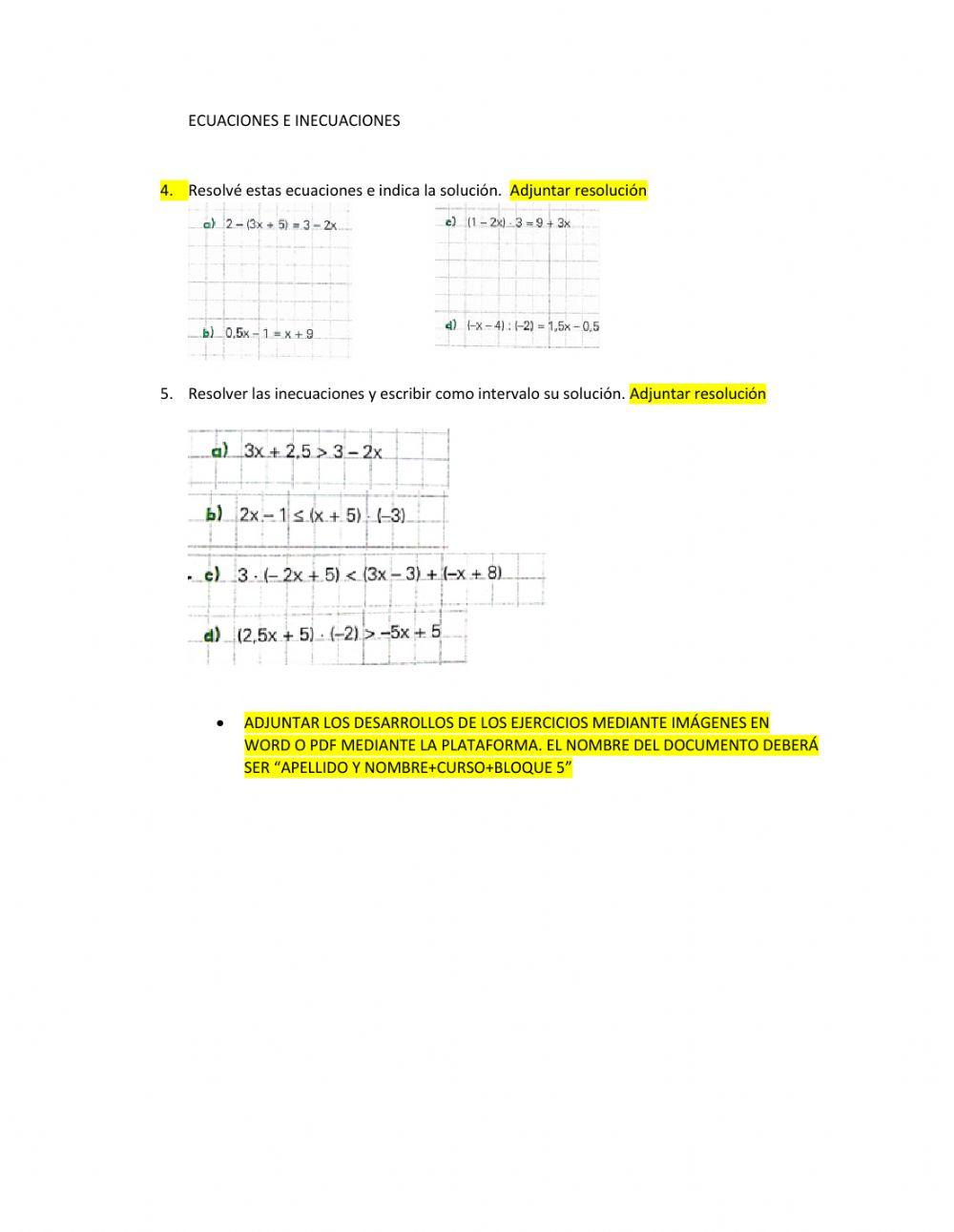Bloque 5 3er año diciembre