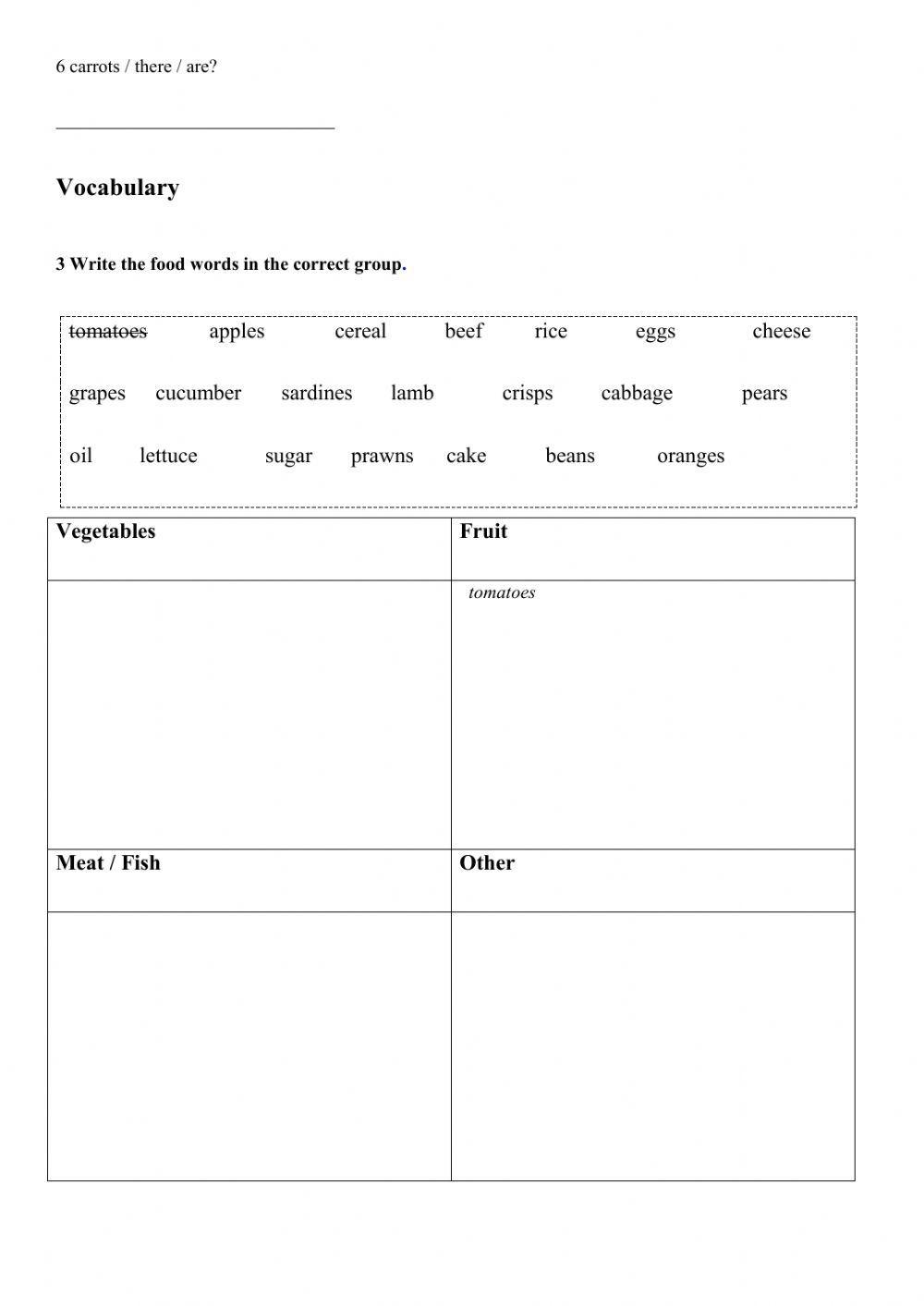 Elementary Unit 5 Test