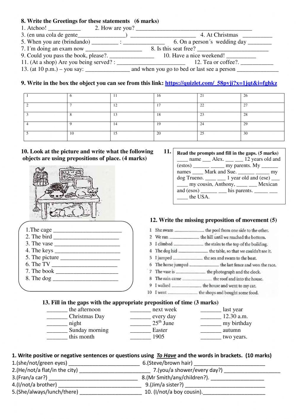 Reinforcement Activities