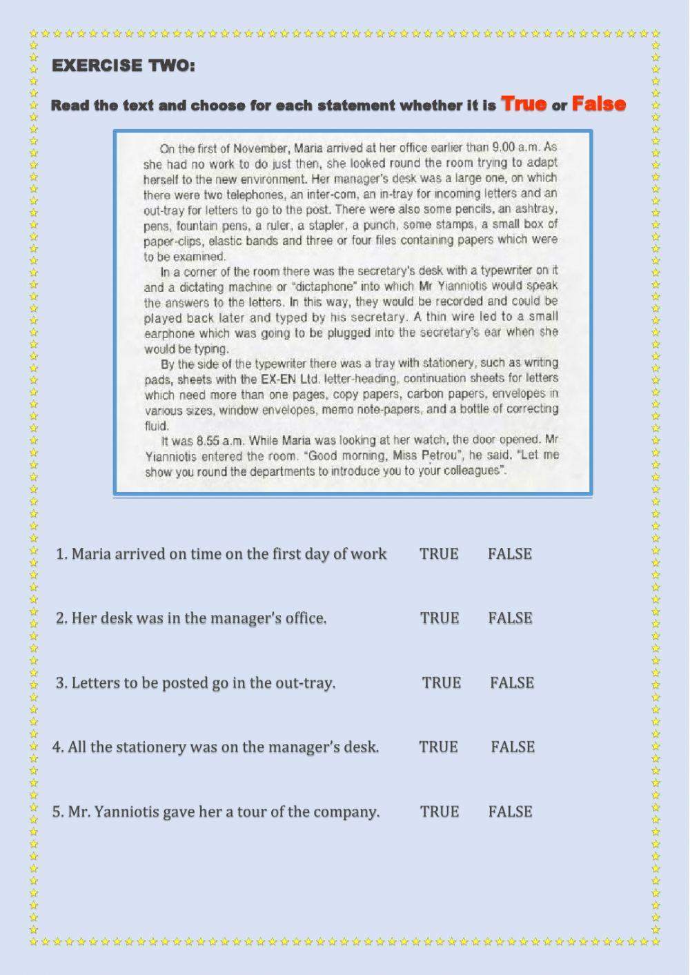 Unit 2. Adapting to a new environment