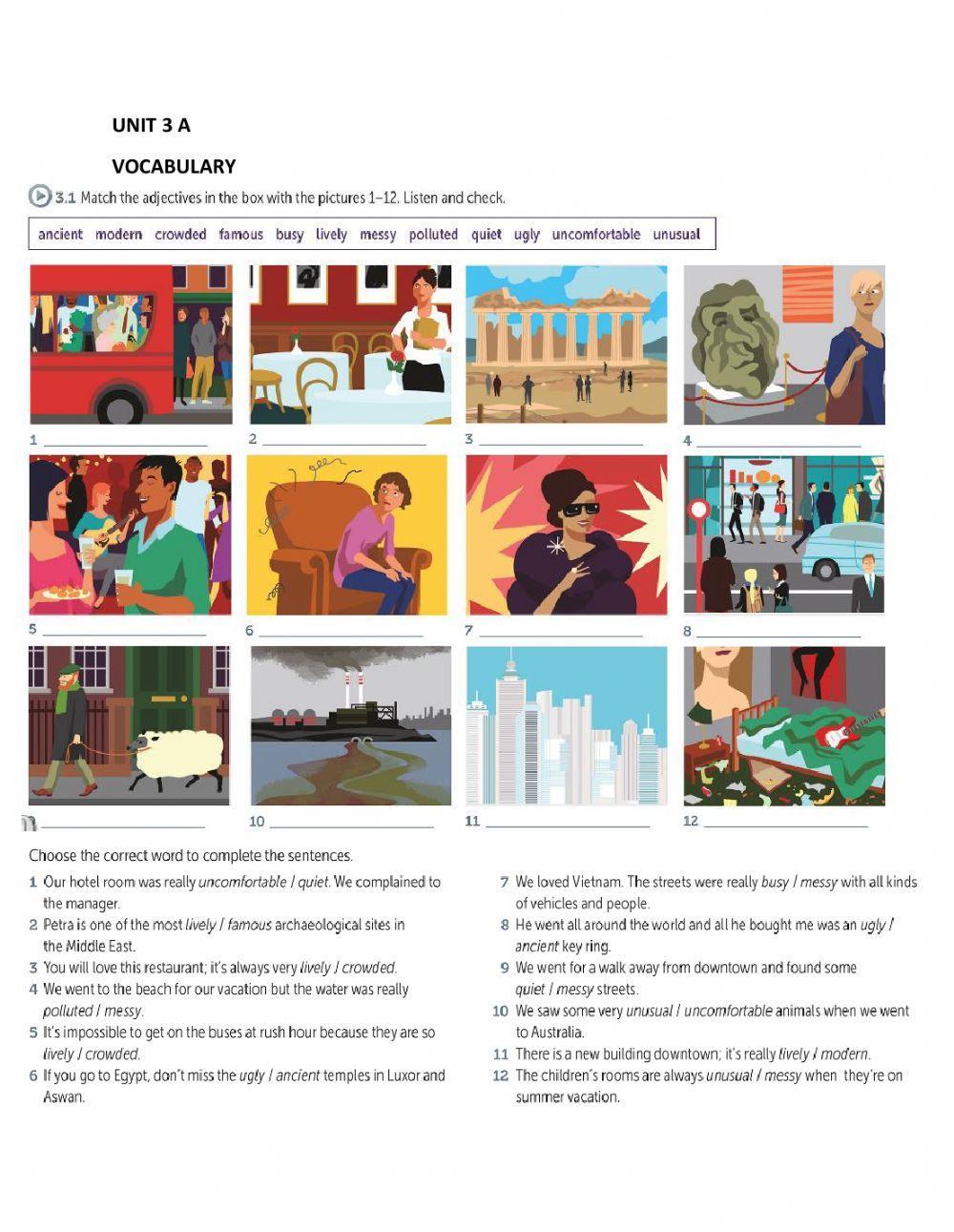 I 3 Unit 3 A Vocabulary and Reading