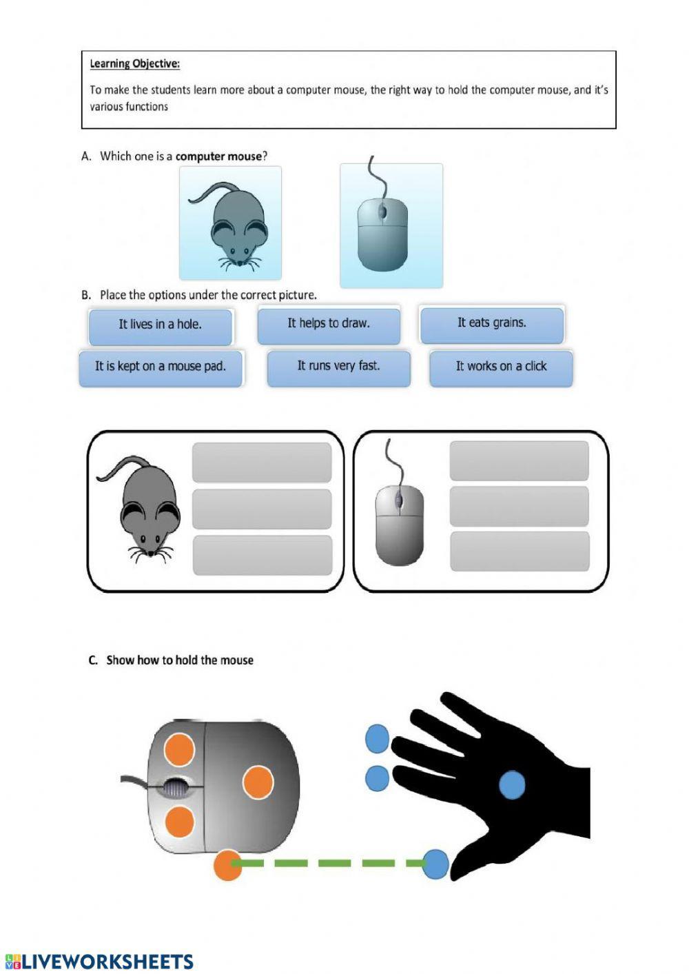 The Mouse Free Interactive Worksheets 603981