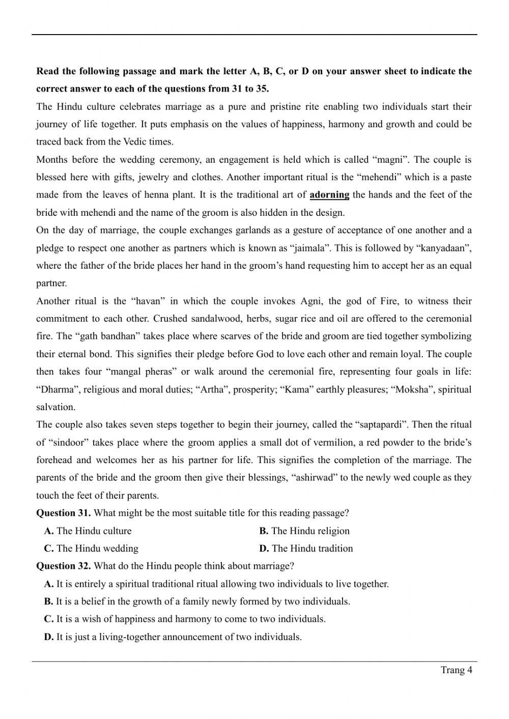 De thi thu tn.thpt tieng anh 2020 - de 22