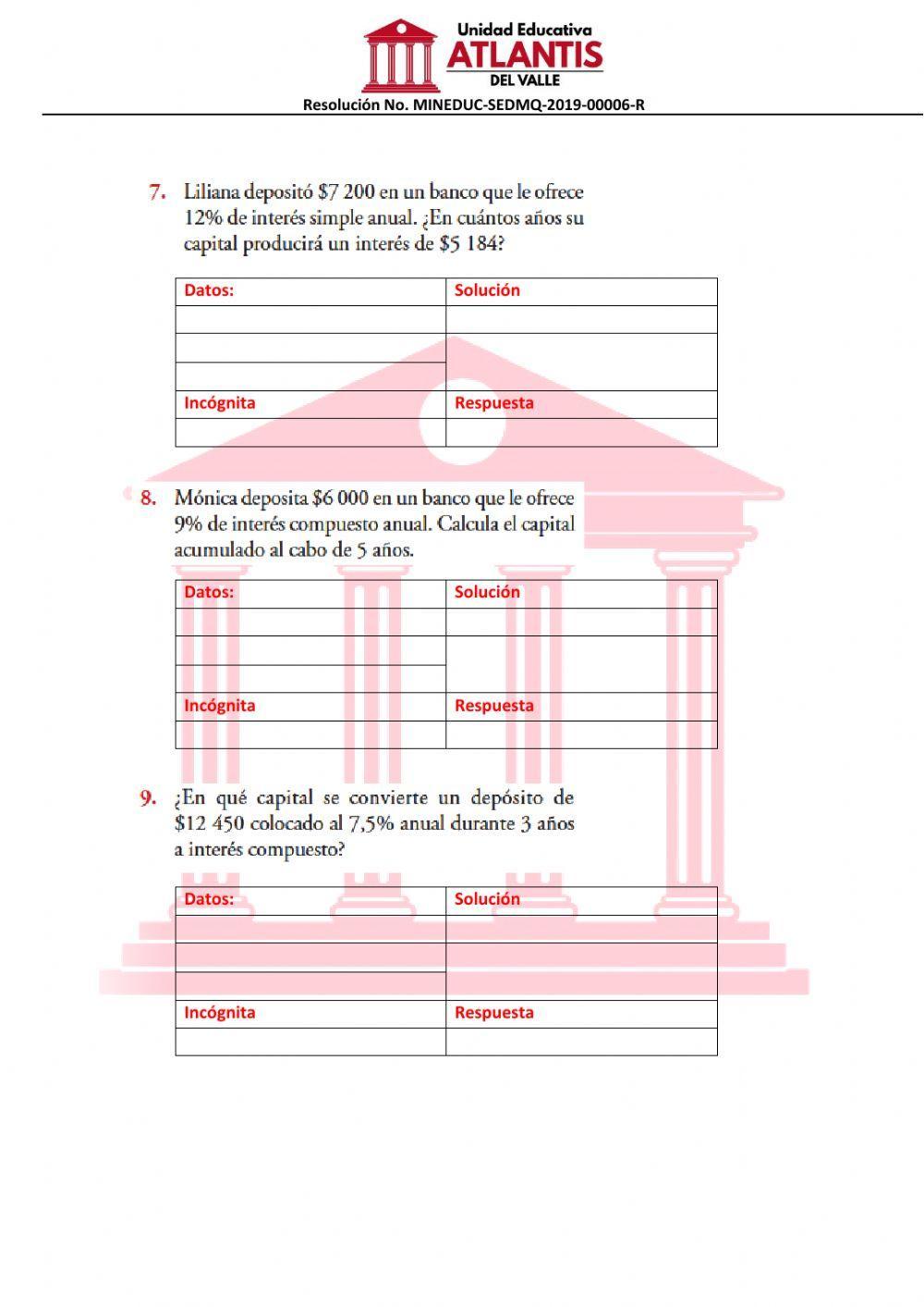 Interes Simple y compuesto