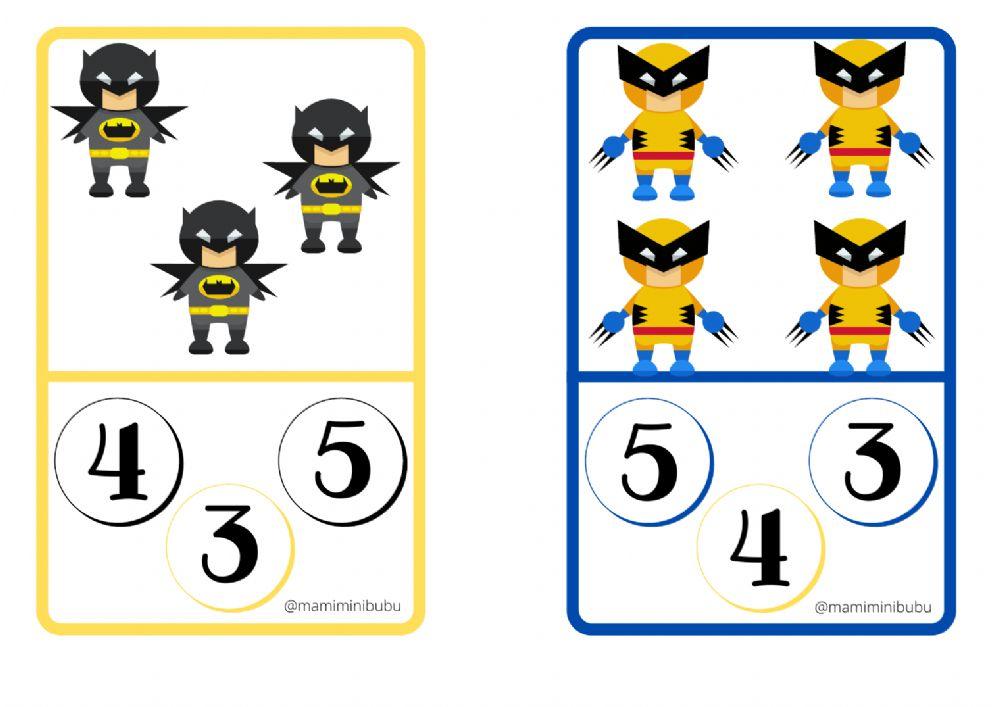 Contar superheroes Contar superheroes