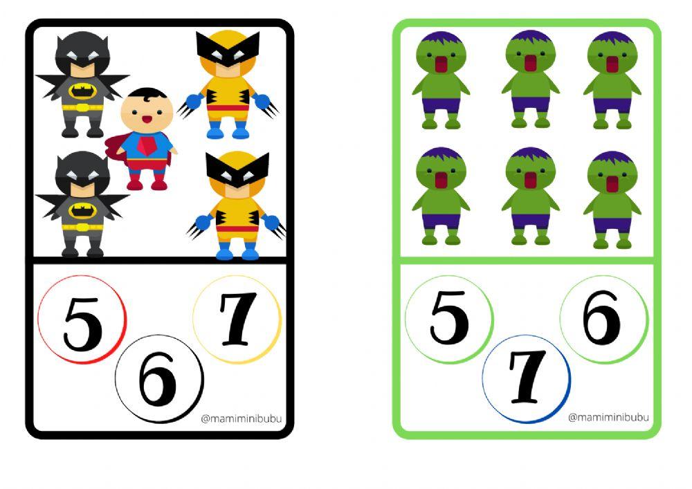 Contar superheroes Contar superheroes