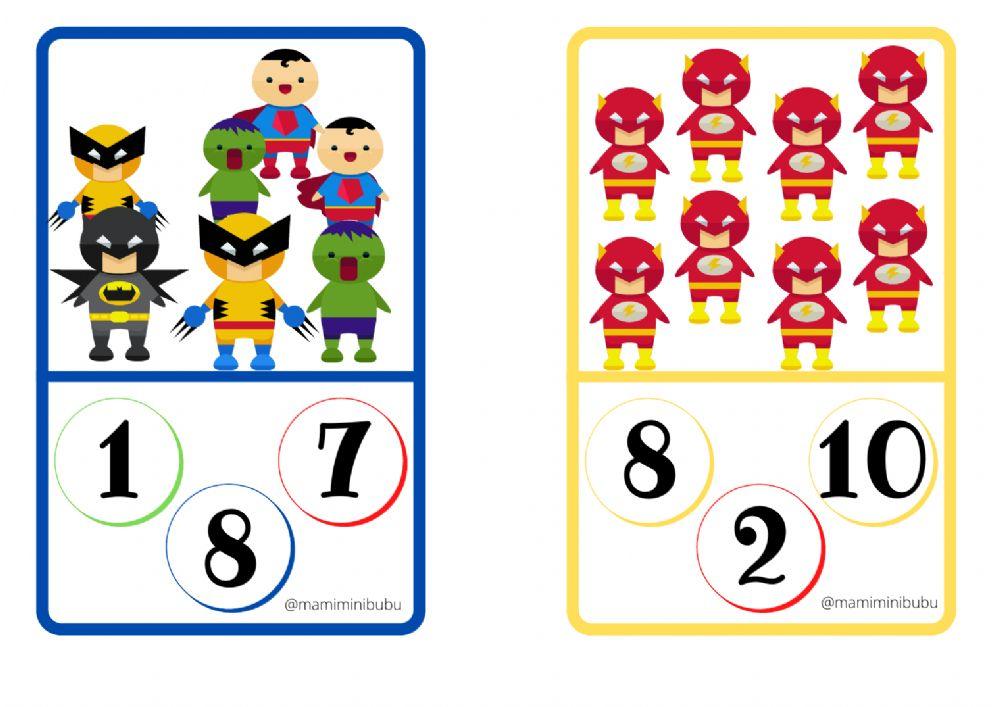 Contar superheroes Contar superheroes