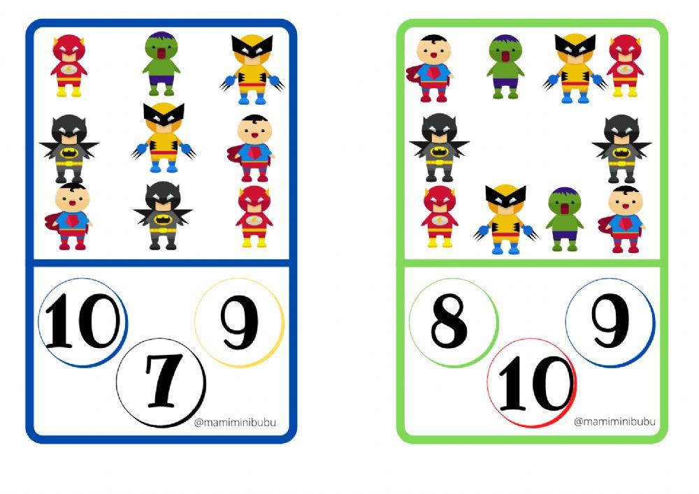Contar superheroes Contar superheroes