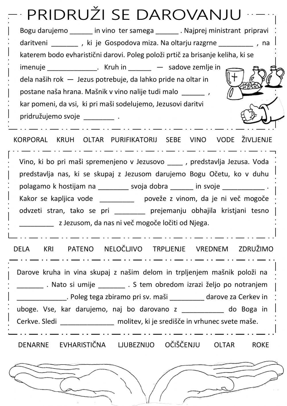 Sveta maša - Evharistično bogoslužje