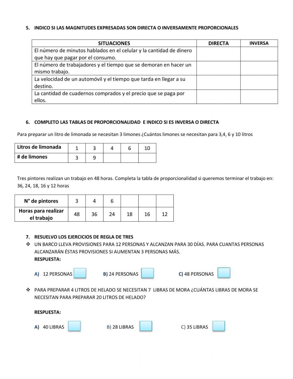 Evaluación Matemática
