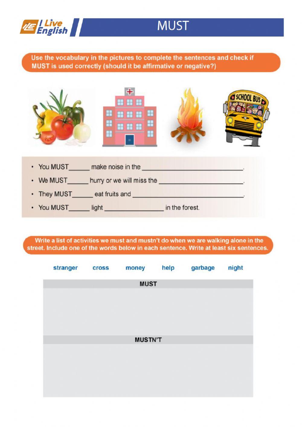 WORKSHEETS INTERMEDIATE 1 
